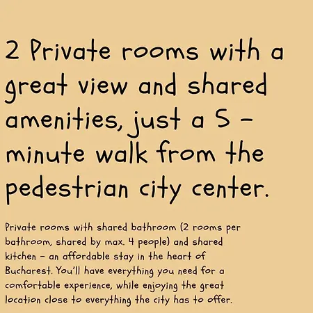 Downtown Unirii Square Private Economy With Shared Amenities *